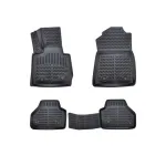 Covorașe cauciuc tip tăviță pentru BMW X3 F25/F26 2010–2017, set 4 buc