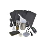 Kit restaurare faruri auto cu polimer lichid 100 ml, alimentare 12V/220V, accesorii incluse