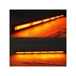 Proiector stroboscopic LED COB galben, 7 module, 12–24V pentru vehicule
