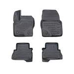 Set covoare cauciuc tip tavita Ford Kuga II (2013-2020), 4 piese, negru