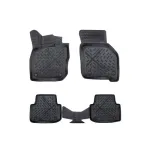 Covorașe cauciuc tip tăviță pentru Seat Leon IV Automat 2021+ (set 4)