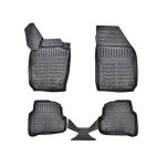 Covorașe cauciuc tip tăviță pentru Skoda Fabia 1999-2006, set 4 bucăți