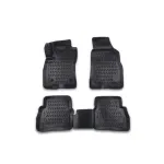 Set covoare auto tip tavita din cauciuc/TPE pentru Fiat Doblo II (2010–2021)