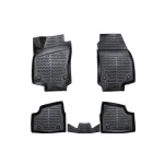 Set covorașe cauciuc tip tăviță pentru Opel Astra G (1998–2009), negru, 4 piese