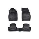 Set covoare cauciuc tip tavita pentru Opel Astra J (2010-2019), 4 piese, negru