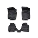 Set covorase cauciuc tip tavita pentru Seat Toledo IV (2012+) negru