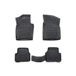 Covoare cauciuc tip tavita pentru Skoda Superb II (2009-2015), set 4 buc, negru