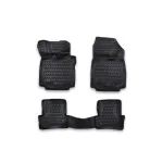 Set covoare cauciuc tip tavita pentru Renault Clio III 2005–2012, 4 piese
