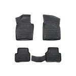 Set covorașe cauciuc tip tăviță pentru VW Passat CC 2008-2016, 4 bucăți, negru