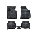 Set covorașe cauciuc tip tăviță pentru Volkswagen Touran 2003–2015, negru (4 buc)