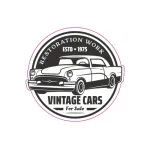 Autocolant TAG Retro Vintage Cars, 13 cm, Oracal (TAG 017/T2)