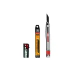 Cutter profesional metalic pentru folii auto, lama 30° cu 10 lame rezerva (3006C)