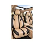 Set huse scaune auto universale Panda Uludag premium, bej-negru, banchetă fracționată
