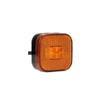 Lampă gabarit LED galbenă 62x62 mm 12-36V Fristom FT-027-Z, omologare E20