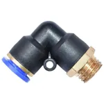 Racord pneumatic cot PL 10 cu filet M22x1,5 și mufă rapidă Ø10