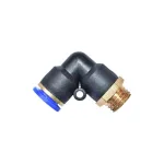 Racord pneumatic cot PL 12 cu filet M16x1,5 pentru furtun Ø12 mm