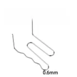 Set 100 cleme inox 0,6 mm pentru pistol de reparat plastic (consumabile)