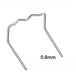 Set 100 cleme din oțel inoxidabil 0,8 mm pentru pistol de reparat plastic