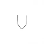 Set 100 cleme tip V 0,8 mm pentru pistol de reparat plastic, otel tungsten (K18028-4)