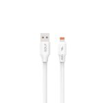 Cablu USB-A la Lightning 120W 6A pentru iPhone, încărcare ultra-rapidă, alb (GC-98I)