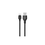 Cablu de încărcare USB-A la USB-C 2.1A, 2 m, negru – XO-NB103C
