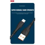 Cablu Micro USB 6A Quick Charge 6A pentru încărcare rapidă și date, 1 m, negru
