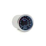 Voltmetru auto universal pentru bord 52 mm, iluminare LED albă, 12V (HAO-VOLT1)