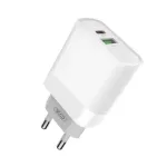 Încărcător de rețea USB/USB-C 20W cu Power Delivery și Quick Charge 3.0 XO-L64