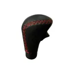 Mâner schimbător viteze cu buton, cusătură roșie, OEM W00718