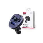 Modulator FM Bluetooth XO BCC05 cu handsfree și încărcător auto 18W (12V-24V)