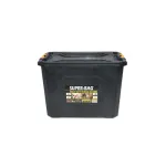 Cutie de depozitare 60L cu capac, pentru sarcini grele, 580x380x405 mm