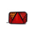 Lampa spate LED 200x130 mm, 6 functii cu ceata si iluminare numar Fristom