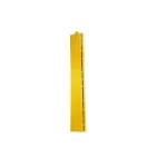 Margine pentru pardoseală modulară tip tată din PP, 40x6x1,8 cm, galben