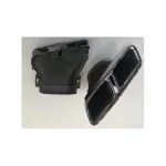 Ornament toba inox 304 argintiu pentru Mercedes E-Class W213/GLC X253, set 2 buc