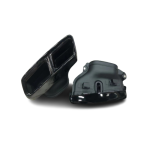 Ornament tobă negru inox 304 pentru Mercedes E-Class W213 și GLC X253/C253