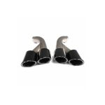 Ornament de toba compatibil Porsche Cayenne 92A Facelift (10/2014-2017) GTS Design -Negru Cod:D106