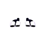 Set 2 ornamente tobă tip Audi S Design compatibile Audi A3/A4/A5/A6/A7/A8 (E221)