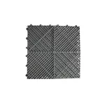 Pardoseală modulară ventilată din PP 40x40x1,8 cm, pentru garaj trafic intens, gri