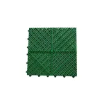 Pardoseală modulară ventilată din PP 40x40x1,8 cm, verde, pentru garaj trafic intens