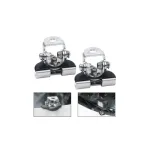 Suporturi universale din inox pentru montare proiectoare LED pe capotă, KM-BK04