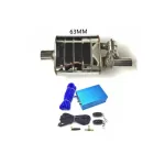 Tobă sport cut-off 63 mm din inox, cu clapetă și telecomandă FM01