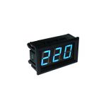 Voltmetru digital de panou AC 30–500V cu afisaj LED albastru, 0.56"