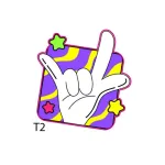 Abțibild OK din vinil ORACAL, rezistent la intemperii, 8x9 cm (TAG 071/T2)