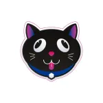 Abtibild decorativ Pisică din Oracal, 10x10 cm, pentru auto și suprafețe netede