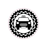 Abtibild „Taxi” din autocolant Oracal, 9 cm, model TAG 060 / T2