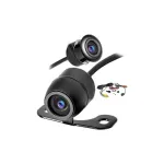 Cameră auto HD 2în1 pentru marșarier și față, 12V, IP66, unghi 170° (JCS-602HD)