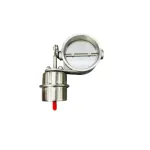 Clapetă de evacuare controlată prin vacuum, inox T304, Ø76 mm (TY-CLP-76)