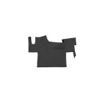 Covor auto imitatie piele dedicat Camion Renault T,podea plata,Cutie automata Negru/Rosu Cod:LUX-833