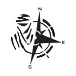 Abtibild decorativ Busolă auto 48 cm, pentru exterior/interior