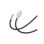 Cablu Micro USB 6A pentru încărcare rapidă și transfer date, 1,2 m, negru
